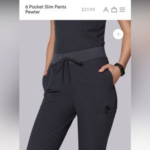 New with tags mandala slim fit scrub pants